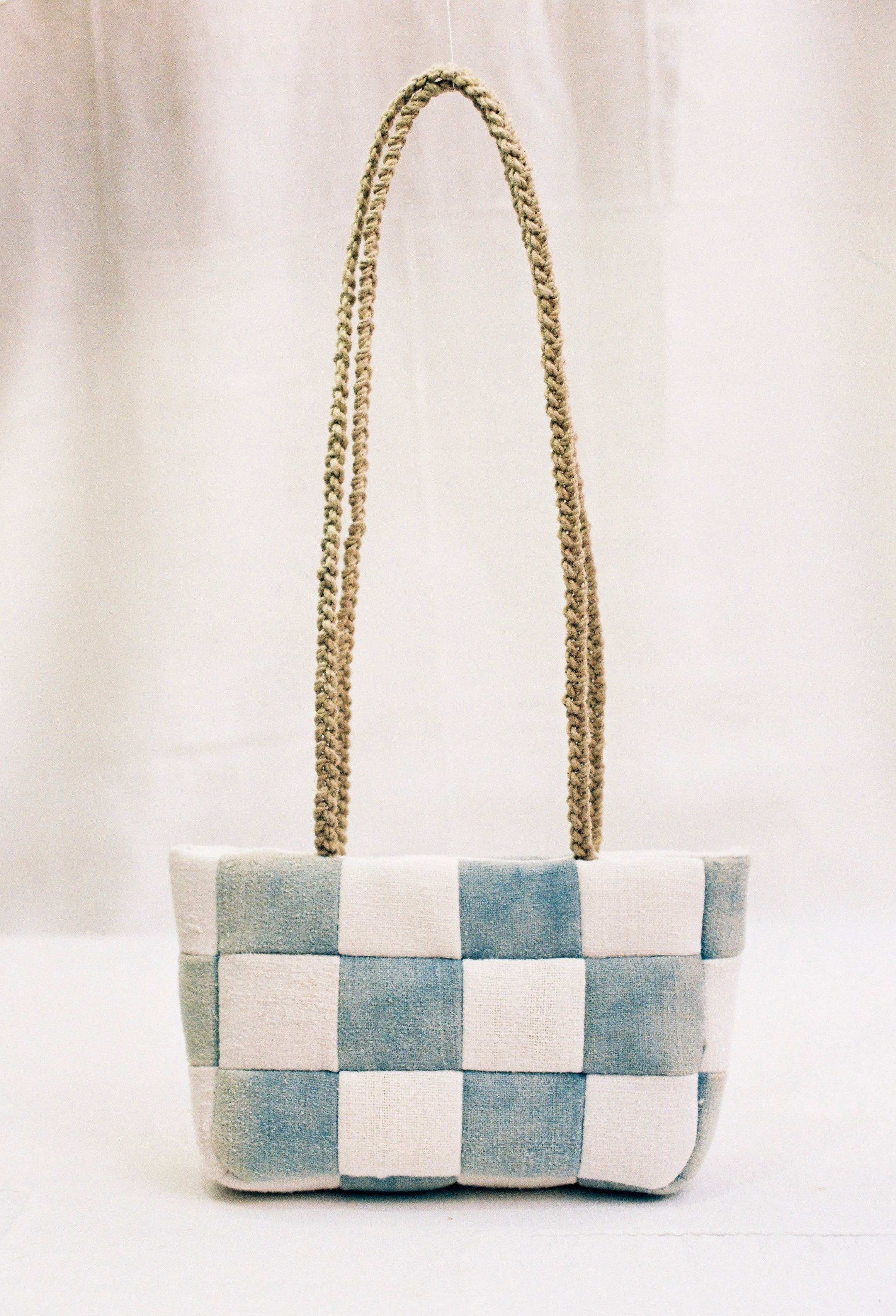 “The indigo i blanc chess bag”